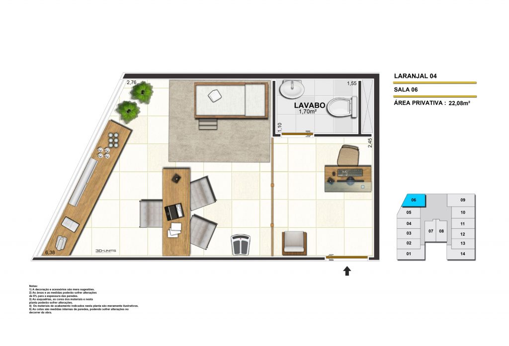 Sala Comercial 6 Life Offices Volta Redonda